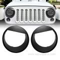 Headlight Bezels Cover For Jeep Wrangler JK 07-18